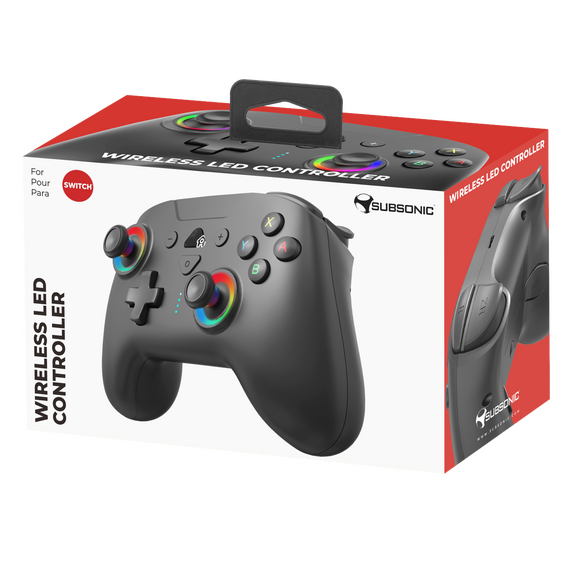 Subsonic Wireless Led Controller Black - Nintendo Switch / Nintendo Switch - Παιχνίδια Nintendo Switch - Τίτλοι Παιχνιδιών - Techbox