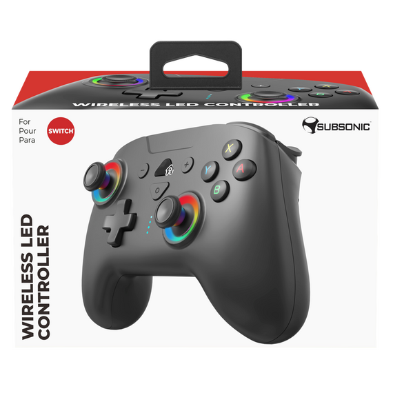 Subsonic Wireless Led Controller Black - Nintendo Switch / Nintendo Switch - Παιχνίδια Nintendo Switch - Τίτλοι Παιχνιδιών - Techbox