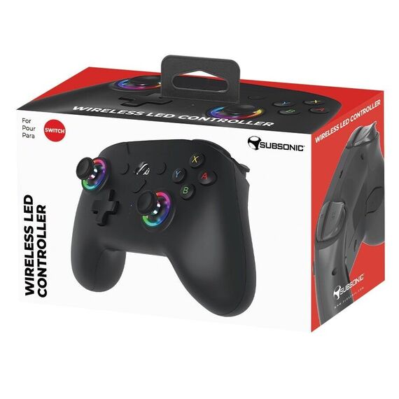 Subsonic Wireless Led Controller Black - Nintendo Switch / Nintendo Switch - Παιχνίδια Nintendo Switch - Τίτλοι Παιχνιδιών - Techbox