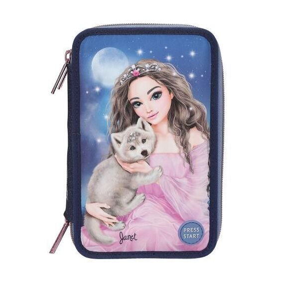 TOPModel - Triple Pencil Case LED WOLF ( 0413150 ) / Toys |  Techbox