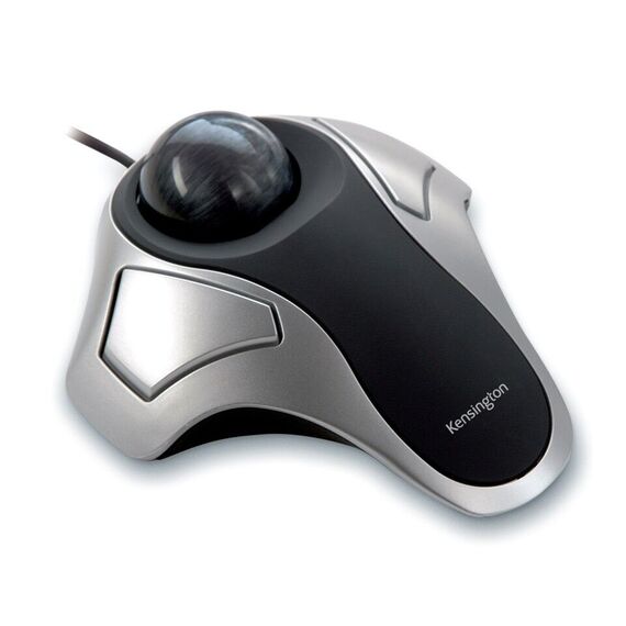 Kensington - Trackball Orbit Optical Wired, Silver/Black / Computers