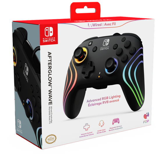 PDP Afterglow Wave Wired Controller / Nintendo Switch | Techbox