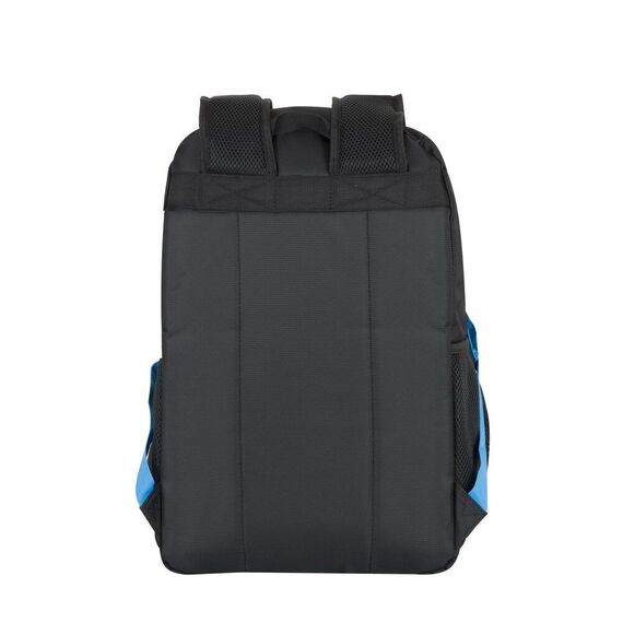 Rivacase Regent 8069 notebook case 43.9 cm (17.3") Backpack Black, Cyan - Bags & Backpacks - Laptop Accessories - Techbox