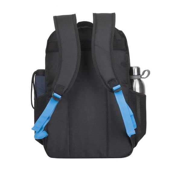 Rivacase Regent 8069 notebook case 43.9 cm (17.3") Backpack Black, Cyan - Bags & Backpacks - Laptop Accessories - Techbox