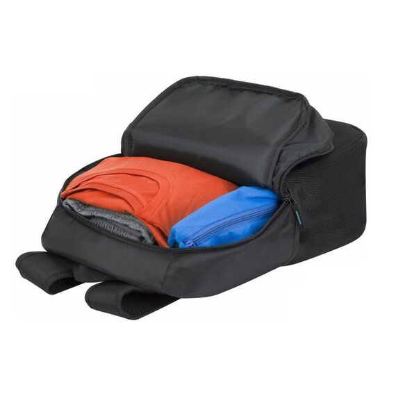Rivacase Regent 8069 notebook case 43.9 cm (17.3") Backpack Black, Cyan - Bags & Backpacks - Laptop Accessories - Techbox