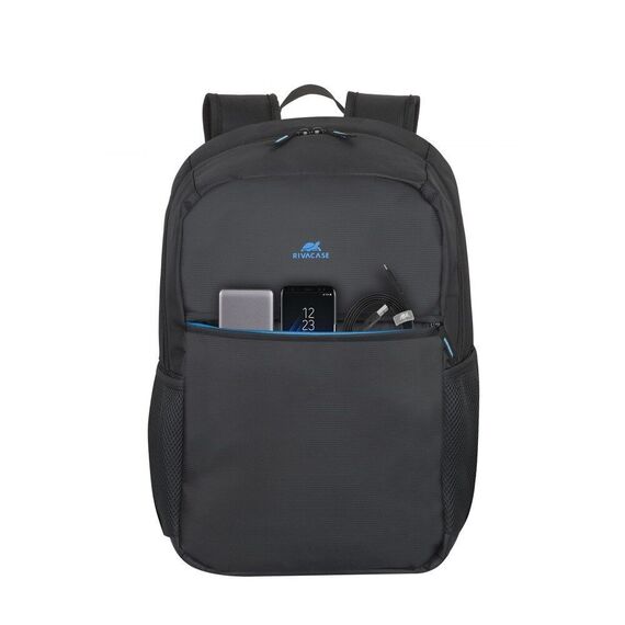 Rivacase Regent 8069 notebook case 43.9 cm (17.3") Backpack Black, Cyan - Bags & Backpacks - Laptop Accessories - Techbox