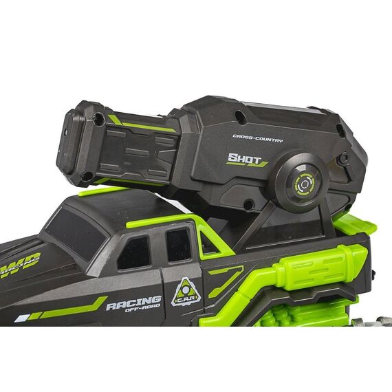 TEC-TOY - Water Shooting R/C car 2,4GHz, 7,4V 500mAh - Green (534646) / Toys - Modeling - Hobbies - Techbox