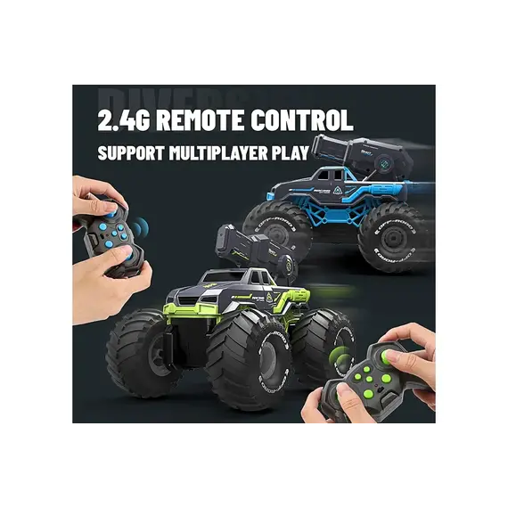 TEC-TOY - Water Shooting R/C car 2,4GHz, 7,4V 500mAh - Green (534646) / Toys - Modeling - Hobbies - Techbox