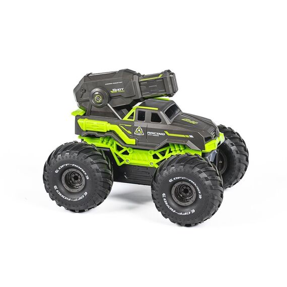 TEC-TOY - Water Shooting R/C car 2,4GHz, 7,4V 500mAh - Green (534646) / Toys - Modeling - Hobbies - Techbox