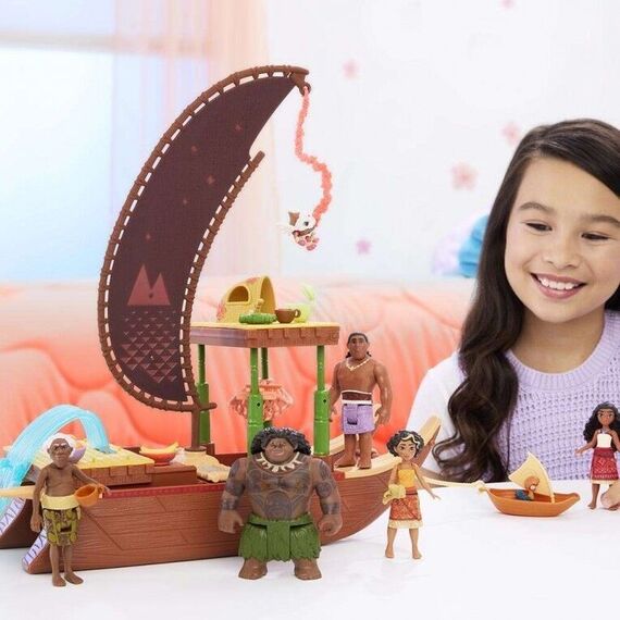 Disney Vaiana 2 - Adventure Canoe With Mini Doll (JBT78) / Toys |  Techbox