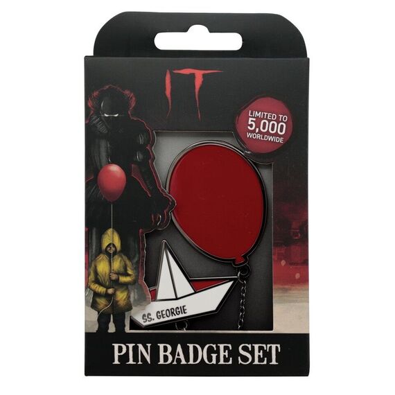 IT Pin Badge Set / Fan Shop and Merchandise - Pins & Magnets - Various - Techbox