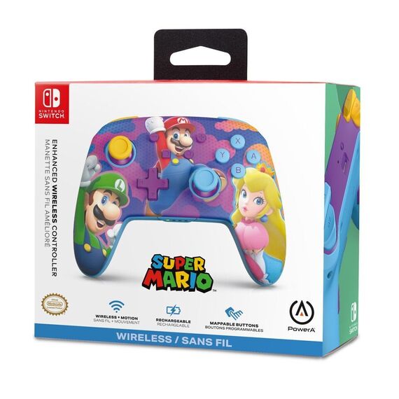 PowerA Enhanced Wireless Controller - Color Splash Heroes Nintendo Switch) / Nintendo Switch - Παιχνίδια Nintendo Switch - Τίτλοι Παιχνιδιών - Techbox