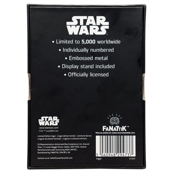 Star Wars Lando Calrissian Ingot / Fan Shop and Merchandise |  Techbox