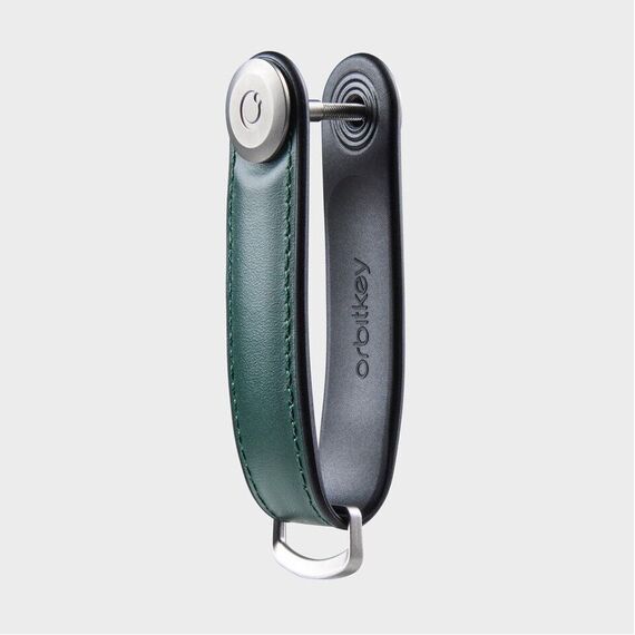 Orbitkey - Hybrid Leather Key Organiser - Pine Green / Gadgets