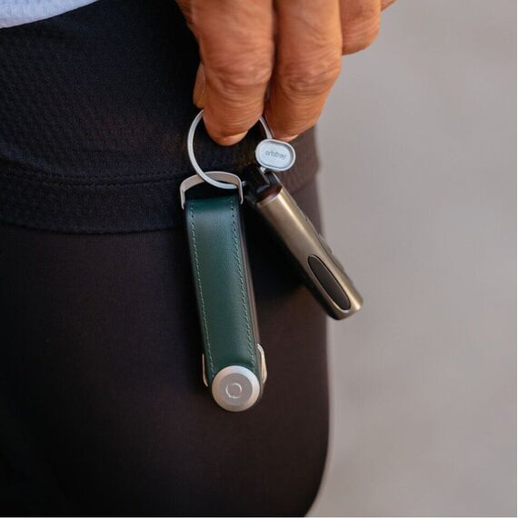 Orbitkey - Hybrid Leather Key Organiser - Pine Green / Gadgets