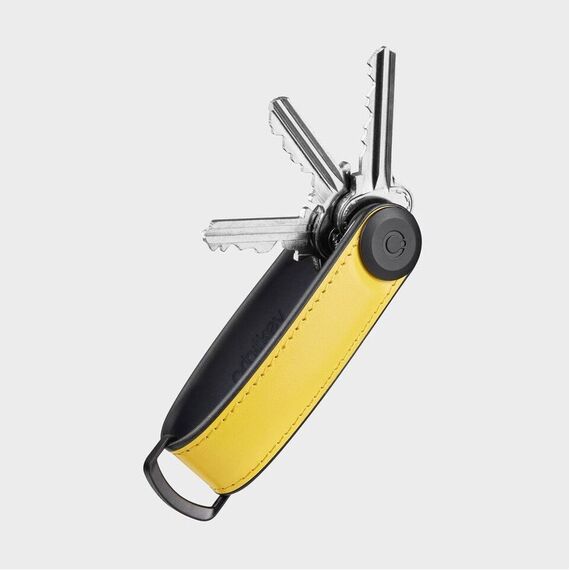 OrbitKey - Hybrid Leather Key Organiser - Solar Yellow / Gadgets - Αταξινόμητα -  - Techbox