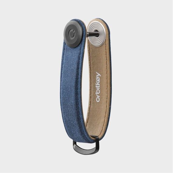 OrbitKey - Waxed Canvas Key Organiser - Navy Blue / Gadgets - Αταξινόμητα -  - Techbox