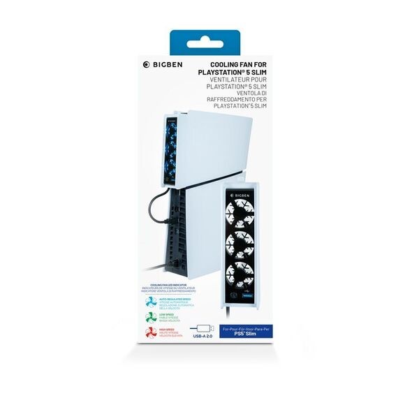 Nacon Cooling Fan White/Black PS5 Slim / PlayStation 5 - PS5 Accessories - Accessories for Consoles - Techbox