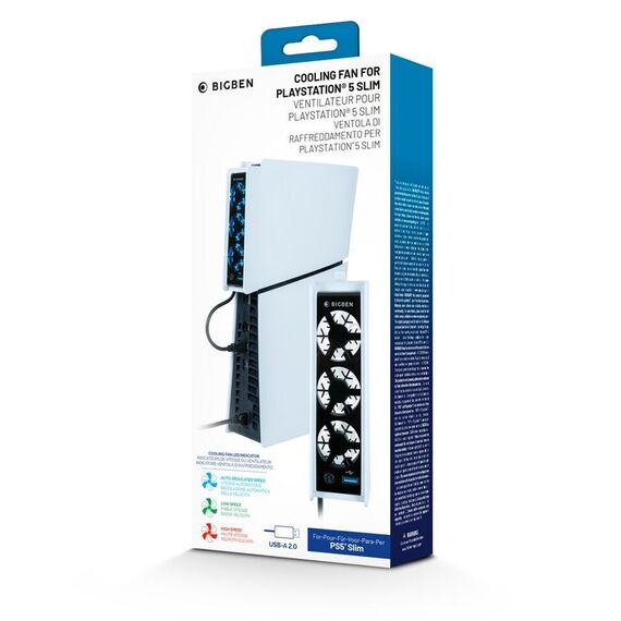Nacon Cooling Fan White/Black PS5 Slim / PlayStation 5 - PS5 Accessories - Accessories for Consoles - Techbox