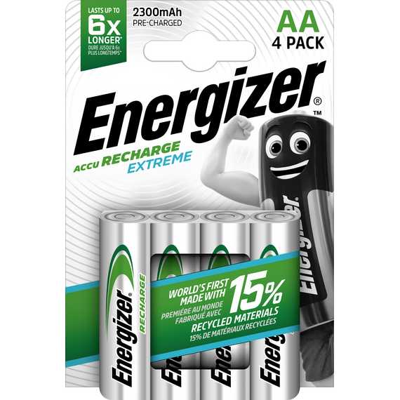 Energizer - Recharge Extreme AA/2300 mAh (4-pack) / Electronics | Techbox
