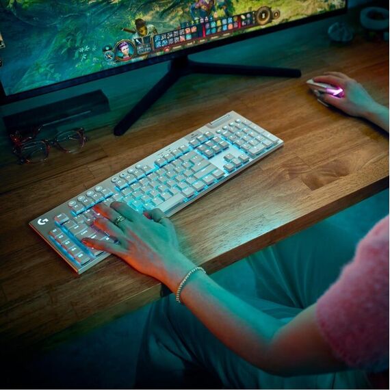 Logitech - G915 X LIGHTSPEED Low-Profile Wireless Gaming Keyboard / Computers
