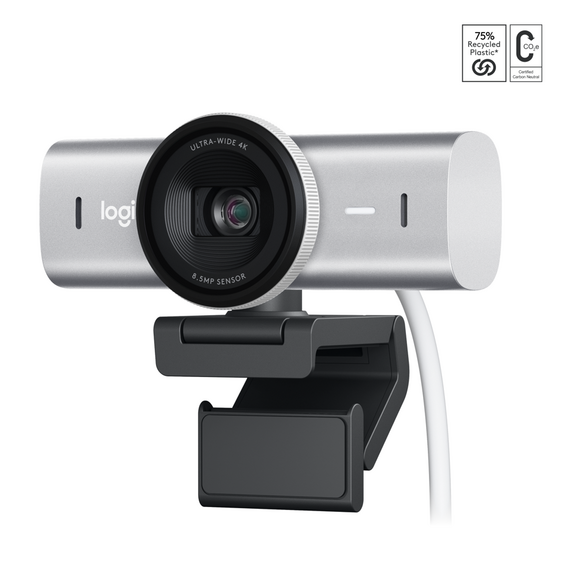 Logitech - MX Brio Ultra HD 4K Collaboration and Streaming Webcam - Pale Grey / Computers - Αταξινόμητα -  - Techbox