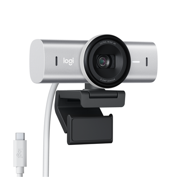 Logitech - MX Brio Ultra HD 4K Collaboration and Streaming Webcam - Pale Grey / Computers - Αταξινόμητα -  - Techbox