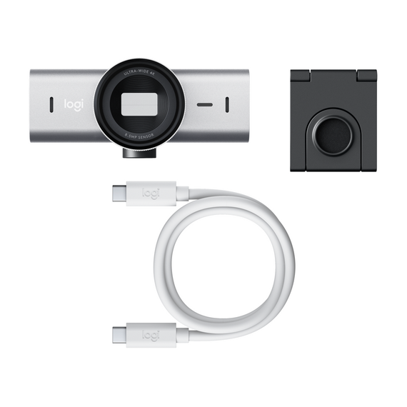 Logitech - MX Brio Ultra HD 4K Collaboration and Streaming Webcam - Pale Grey / Computers - Αταξινόμητα -  - Techbox