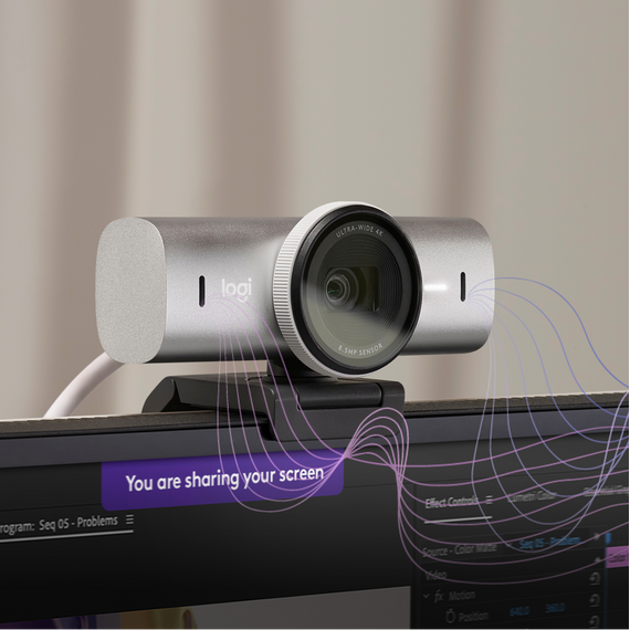 Logitech - MX Brio Ultra HD 4K Collaboration and Streaming Webcam - Pale Grey / Computers - Αταξινόμητα -  - Techbox
