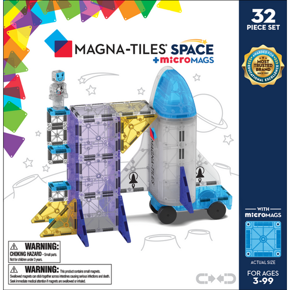 Magna-Tiles - Space 32 pcs (90288) / Toys