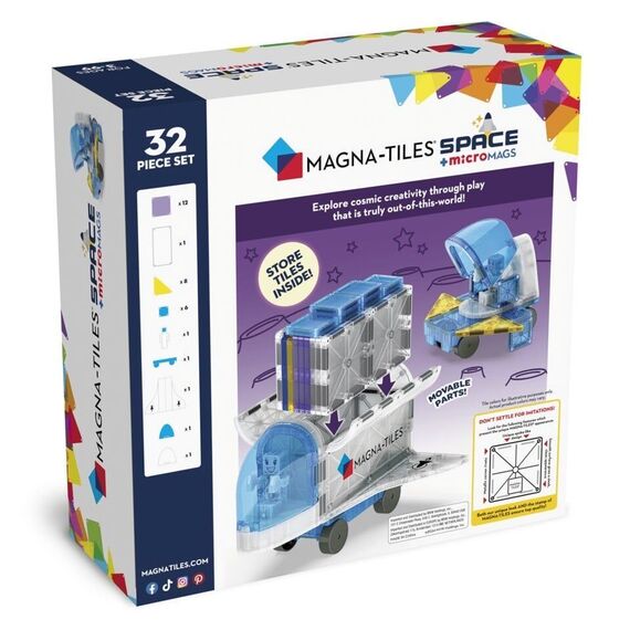 Magna-Tiles - Space 32 pcs (90288) / Toys