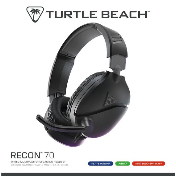 Turtle Beach Recon 70 Wired Headset - 2024 Multi platform - Black / PlayStation 5
