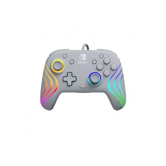 PDP Afterglow Wave Wired Controller Grey Switch / Nintendo Switch - Παιχνίδια Nintendo Switch - Τίτλοι Παιχνιδιών - Techbox