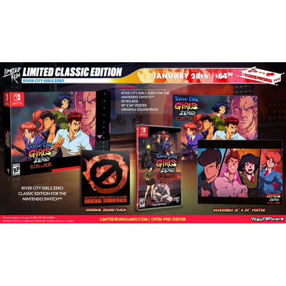 River City Girls Zero Classic Edition / Nintendo Switch | Techbox
