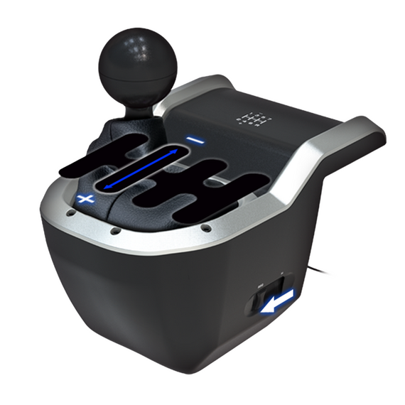 HORI - Force Feedback Racing Wheel DLX   + 7-Speed Racing Shifter Bundle For Xbox Series X - S, Xbox One and PC (Windows 11/10) / Xbox Series X | Techbox