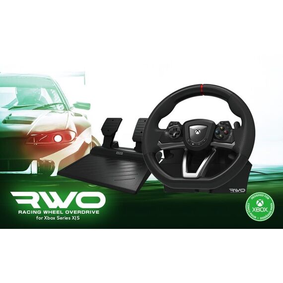 HORI - Racing Wheel Overdrive  + 7-Speed Racing Shifter Bundle For PC (Windows 11/10) / Xbox Series X - S Accessories - Series X - Techbox