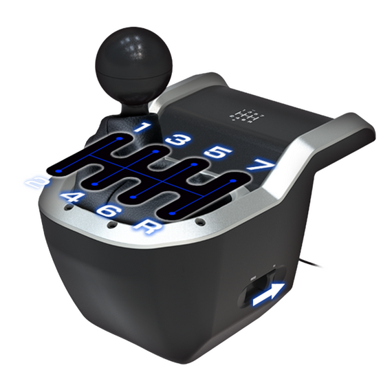 HORI - Racing Wheel Overdrive  + 7-Speed Racing Shifter Bundle For PC (Windows 11/10) / Xbox Series X - S Accessories - Series X - Techbox