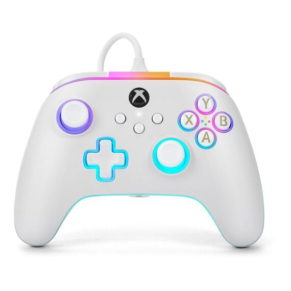 PowerA Advantage Wired Controller for Xbox Series X - S with Lumectra – White / Xbox Series X
