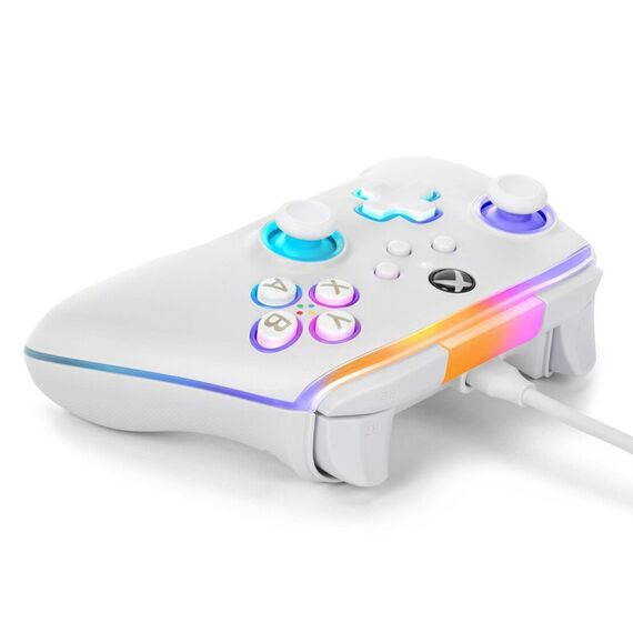 PowerA Advantage Wired Controller for Xbox Series X - S with Lumectra – White / Xbox Series X
