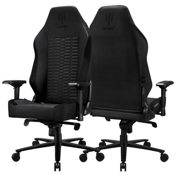 Apollon Classic / Black Metal Black seat + Black logo / Computers - Gaming Furniture - Gaming - Techbox