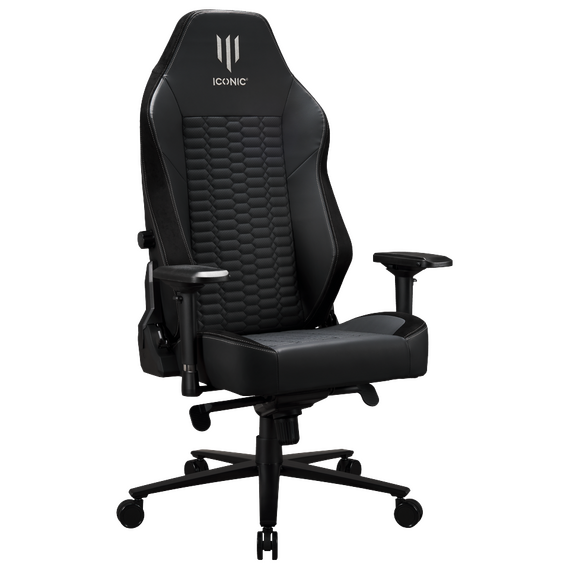 Apollon Classic / Silver Ghost Black seat + Silver logo / Computers - Gaming Furniture - Gaming - Techbox