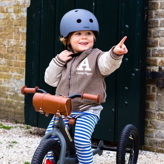 Trybike - Retro Helmet - Vintage Matte Grey - XS / Sport and Outdoor