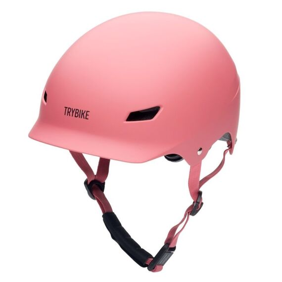Trybike - Retro Helmet - Vintage Matte Pink - S/M / Sport and Outdoor