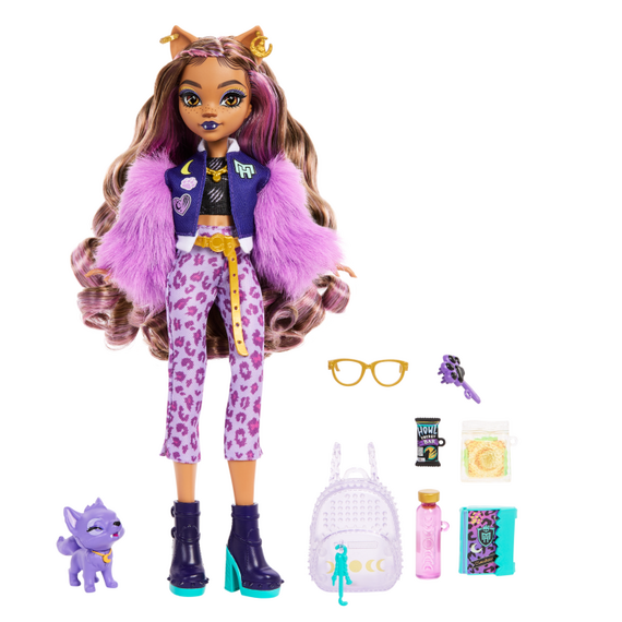 Monster High – Core Doll with Pet - Clawdeen (HRP65) / Toys - Dolls - Collectibles - Techbox