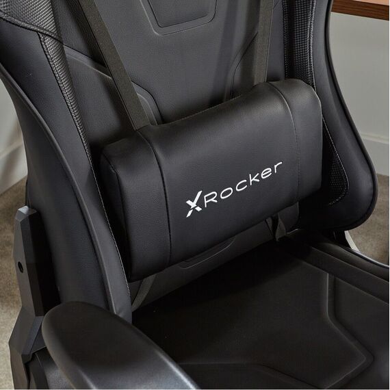 XROCKER AGILITY SPORT ESPORT PC OFFICE GAMING CHAIR - CARBON BLACK / Computers - Gaming Furniture - Gaming - Techbox