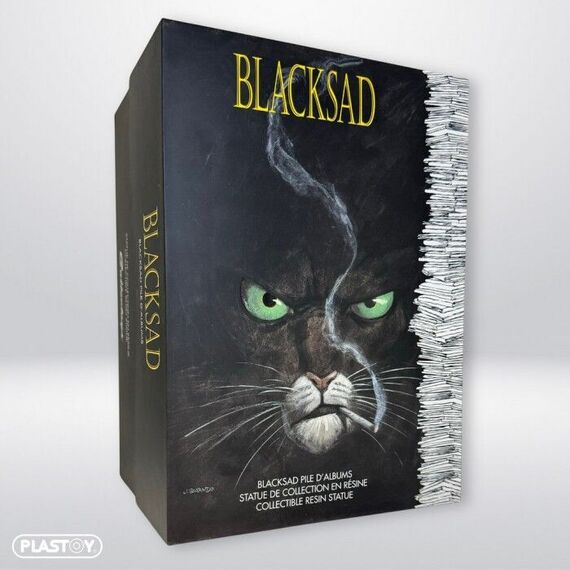 BLACKSAD PILE OF COMICS COLLECTIBLE FIGURINE / Fan Shop and Merchandise |  Techbox