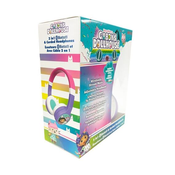 Ekids - Gabby's Dollhouse Wireless Bluetooth Headphones / Toys