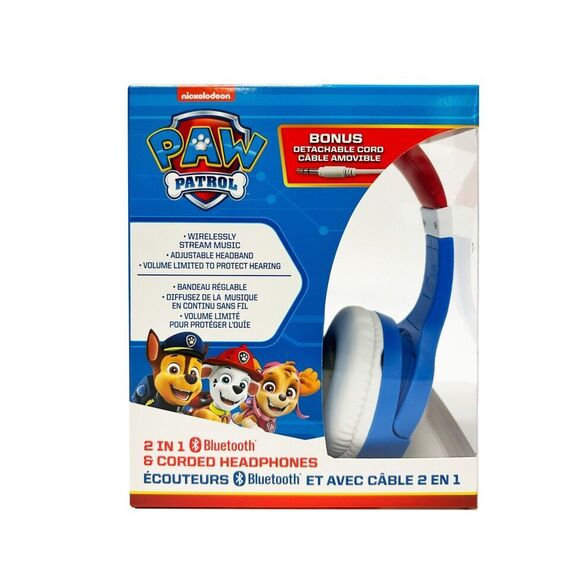Ekids - Paw Patrol Bluetooth Headphones / Toys