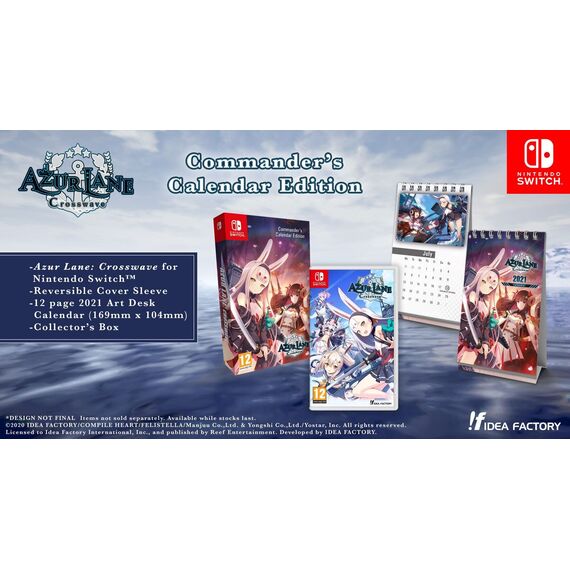 ​Azur Lane: Crosswave - Commanders Calendar Edition / Nintendo Switch | Techbox