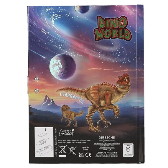 Dino World - Diary With Code And Sound - () / Toys - Merchandise Office Supplies - Various - Techbox